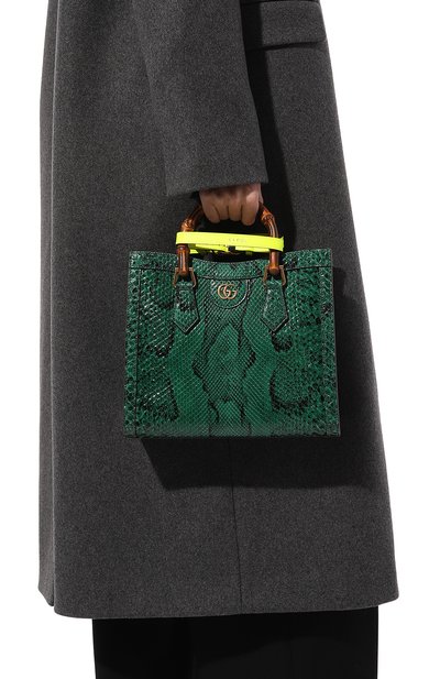 Сумка-тоут diana small из кожи питона GUCCI, арт. 660195 LU3ZT, фото 2