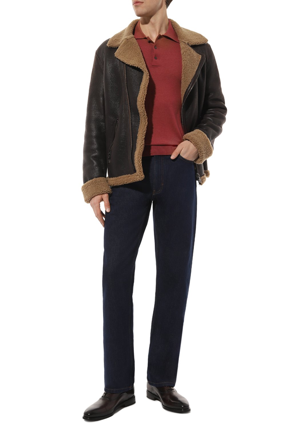 Поло из кашемира и шелка CORNELIANI, арт. 93M539-9325129, фото 2