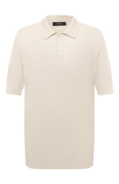 Мужская шелковое поло ZILLI, арт. KBP002M0640VTS000_1