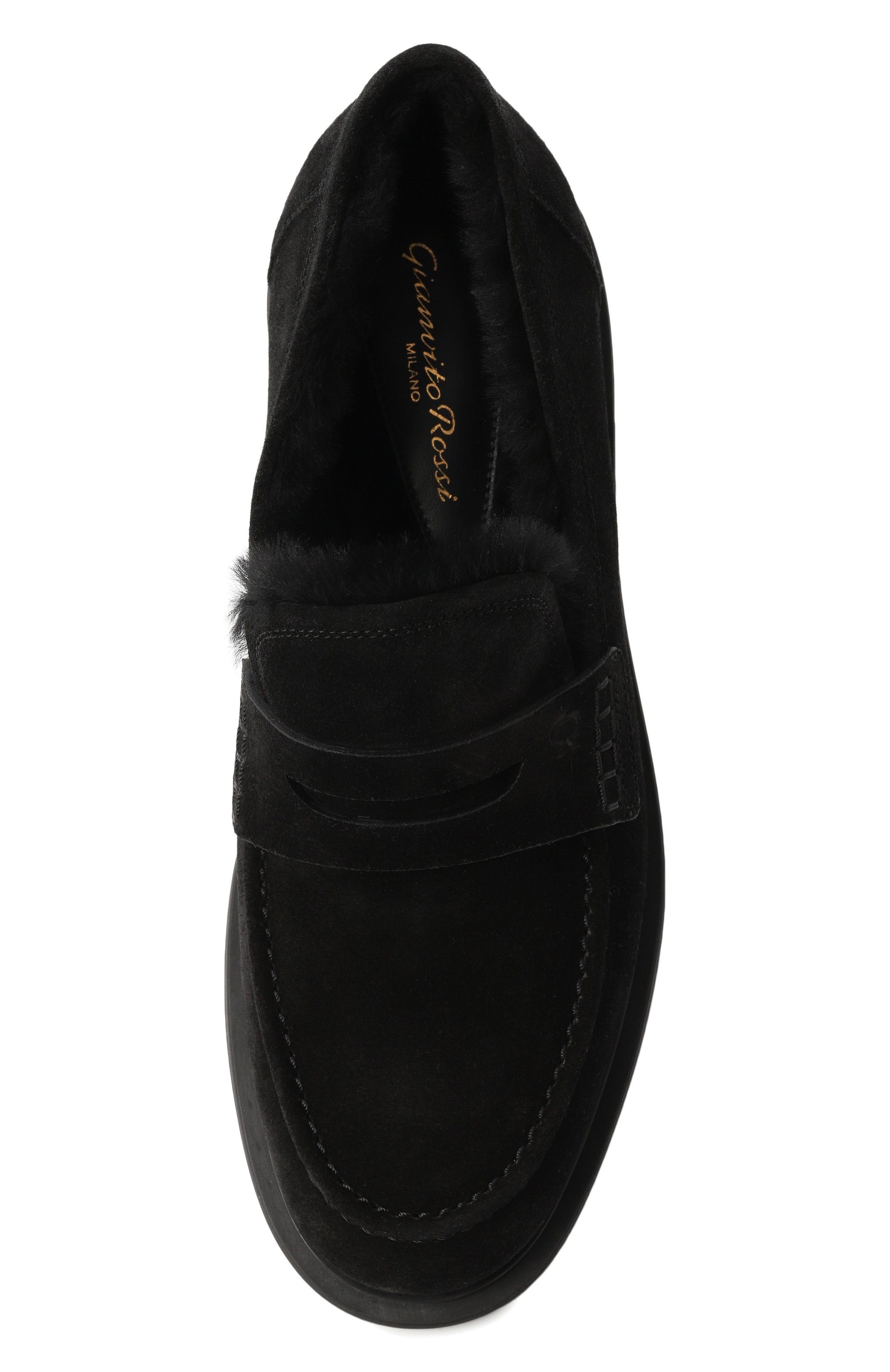 Замшевые пенни-л�оферы harris GIANVITO ROSSI, арт. G25328.20G0M.SFUNENE, фото 6