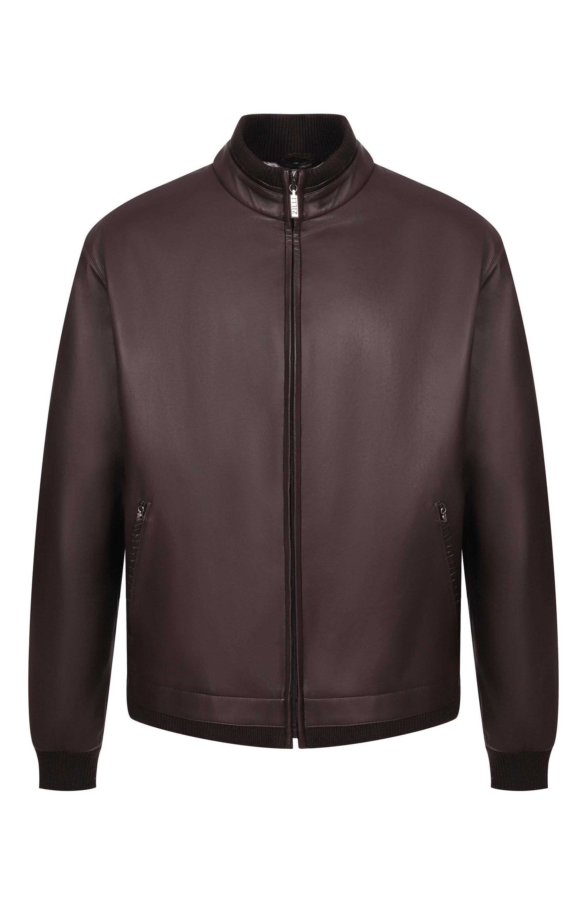 Кожаный бомбер с отделкой из кожи аллигатора ZILLI, арт. AR0NH3M1972VPIP00_001, фото 1