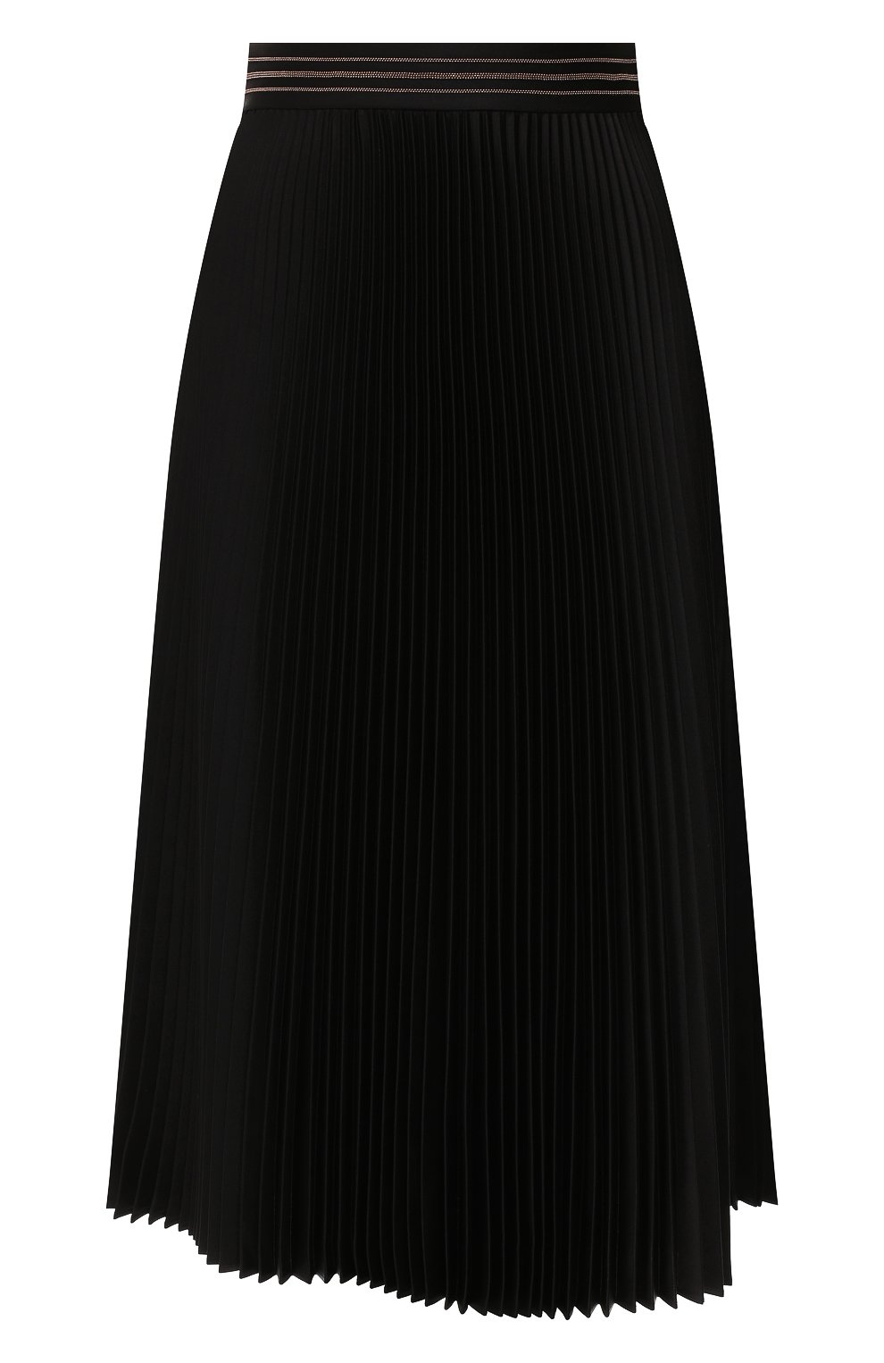 Плиссированная юбка BRUNELLO CUCINELLI черного цвета по цене 155500 руб., арт. MA118G2785, фото 1 Плиссированная юбка BRUNELLO CUCINELLI, арт. MA118G2785, фото 1