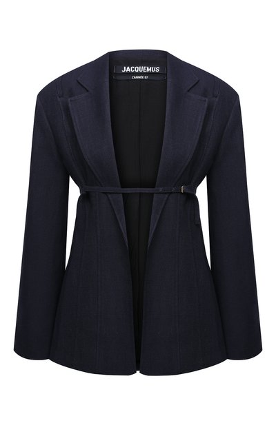 Женский жакет из вискозы и льна JACQUEMUS, арт. 203JA01/124380