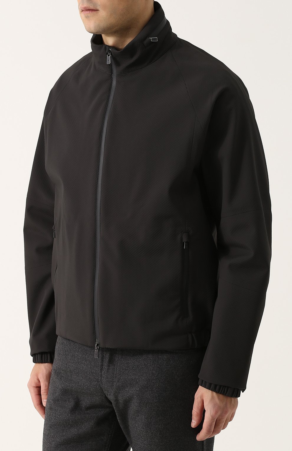 Бомбер 175lp на молнии с воротником-стойкой LORO PIANA, арт. FAG4272, фото 3