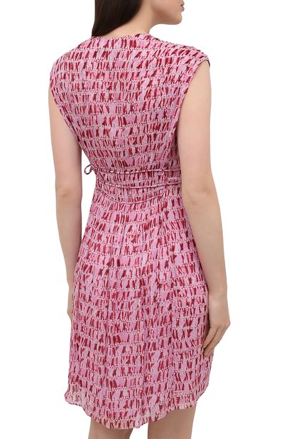 Платье из вискозы ISABEL MARANT ETOILE красного цвета по цене 56650 руб., арт. R01898-21P029E/SEGUN, фото 4 Платье из вискозы ISABEL MARANT ETOILE, арт. R01898-21P029E/SEGUN, фото 4