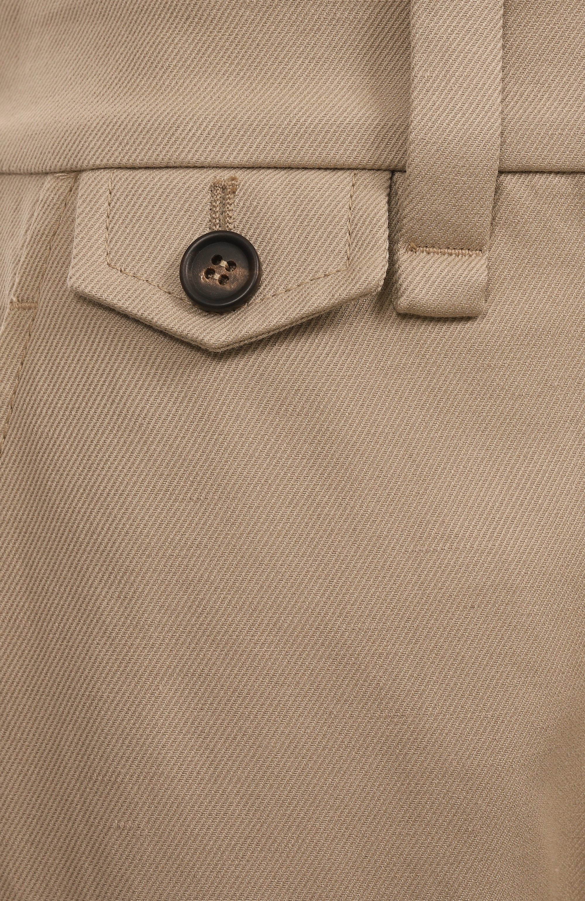 Брюки из хлопка и льна BRUNELLO CUCINELLI бежевого цвета по цене 171000 руб., арт. ML145P8833, фото 6 Брюки из хлопка и льна BRUNELLO CUCINELLI, арт. ML145P8833, фото 6