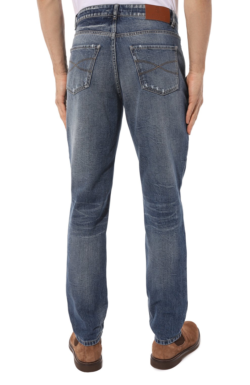 Джинсы traditional fit BRUNELLO CUCINELLI, арт. M074PD3210, фото 4