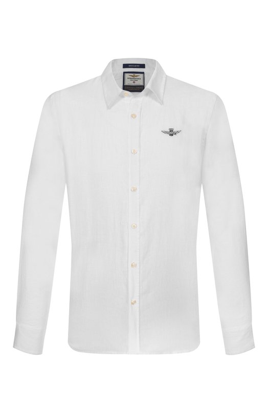 Льняная рубашка Aeronautica Militare CA1239CT3089 Белый CA1239CT3089