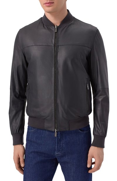 Двусторонний кожаный бомбер GIMO'S, арт. 5S20.1.090.90R/58, фото 3