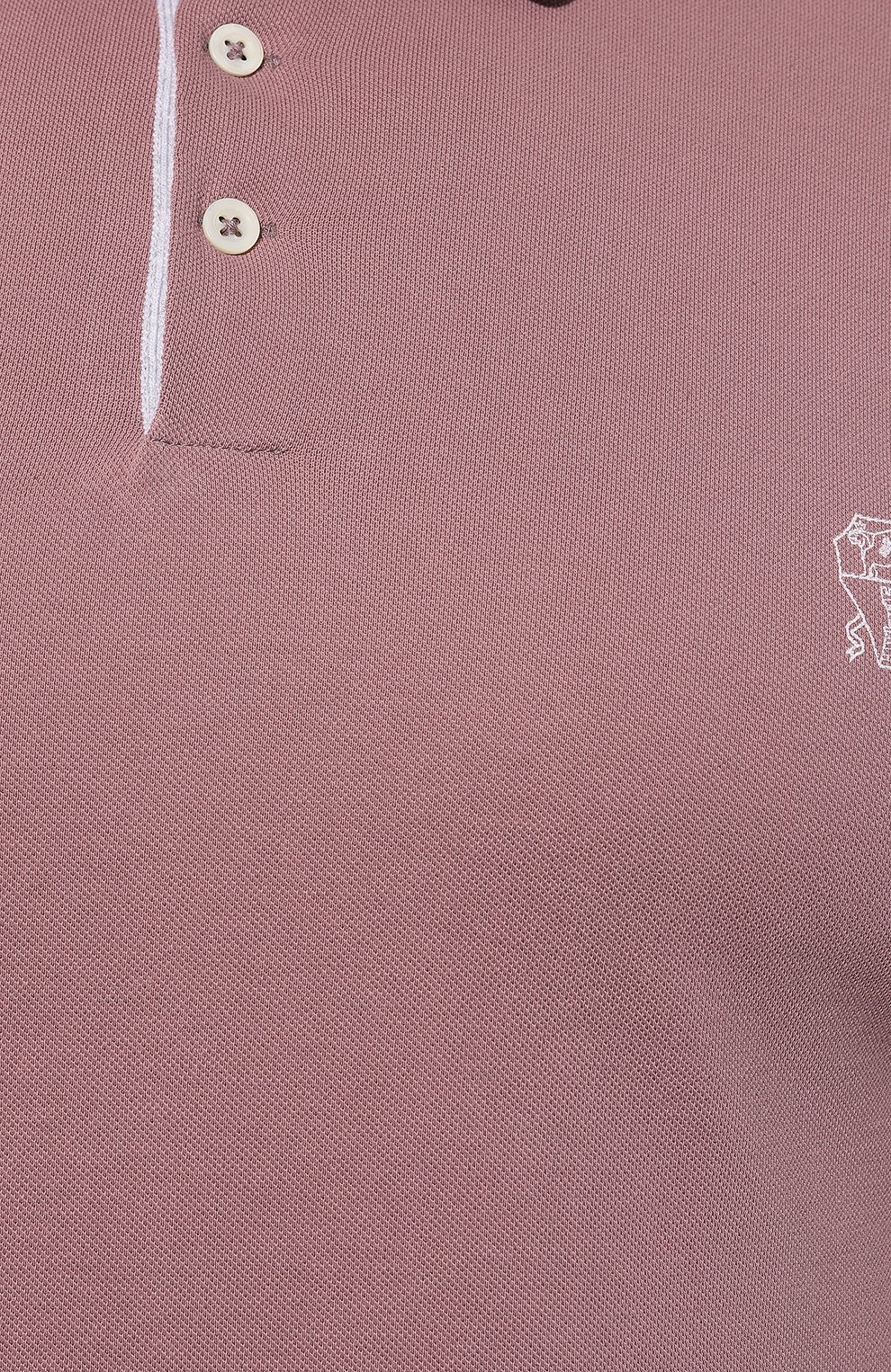 Хлопковое поло BRUNELLO CUCINELLI, арт. ME8548765, фото 5