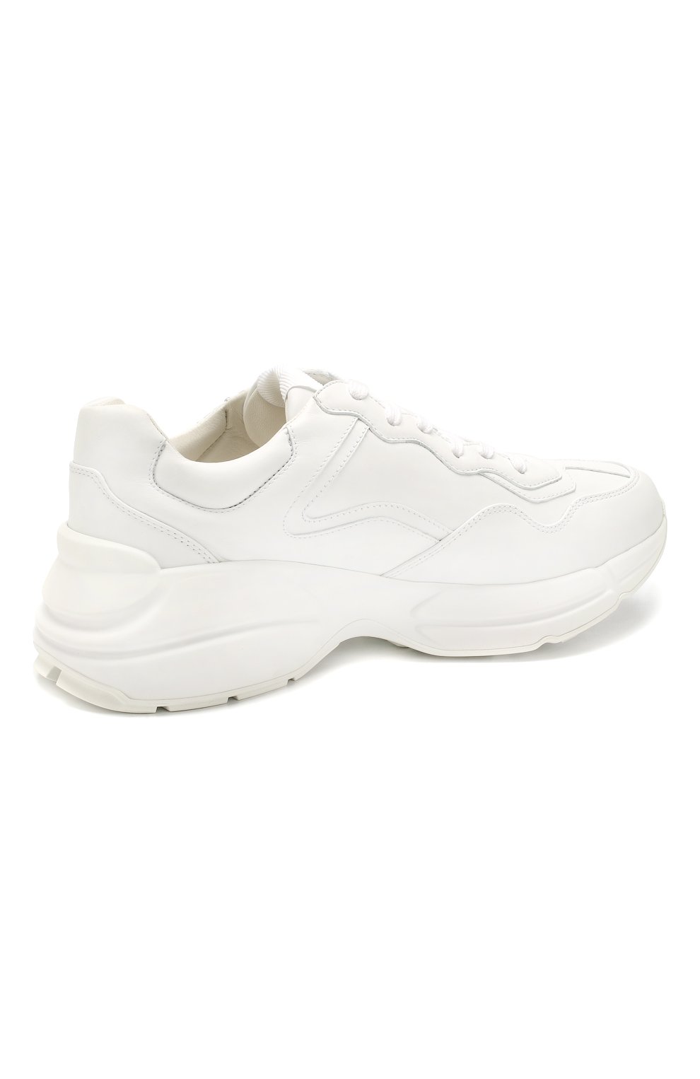 Кожаные кроссовки rhyton GUCCI белого цвета по цене 113760 руб., арт. 583337/DRW00, фото 4 Кожаные кроссовки rhyton GUCCI, арт. 583337/DRW00, фото 4