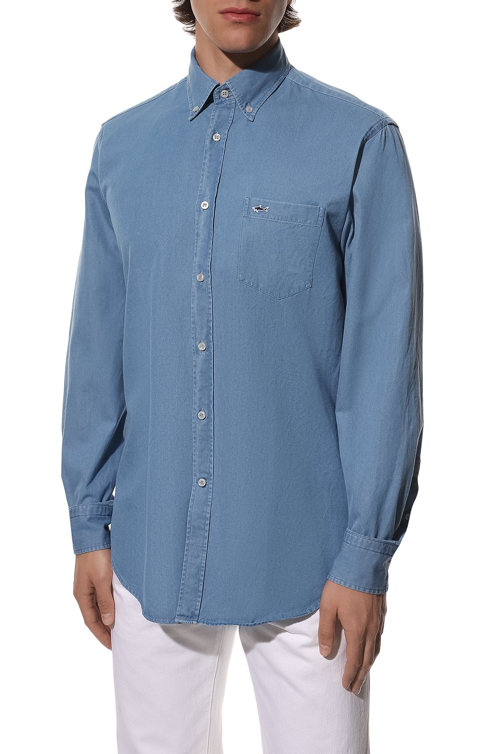 Хлопковая рубашка PAUL&SHARK, арт. C0P3002/C00, фото 3