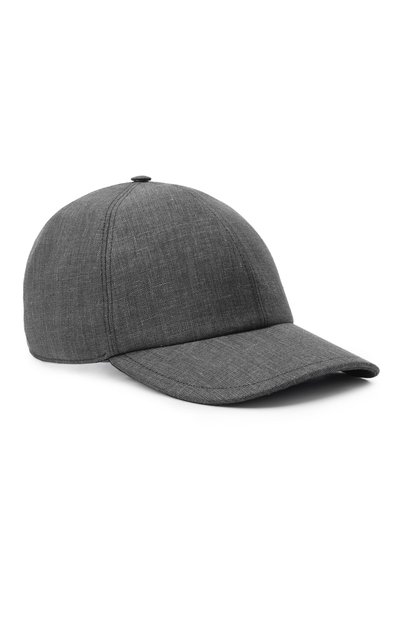 Мужская бейсболка изо льна и шерсти STEFANO RICCI, арт. MCV61NV18F/B127HA