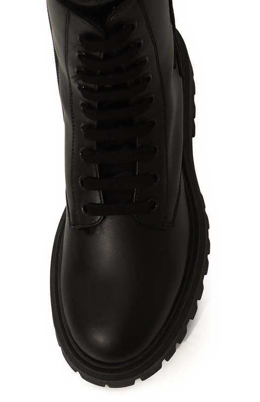 Кожаные ботинки Moschino Чёрный, фото 4