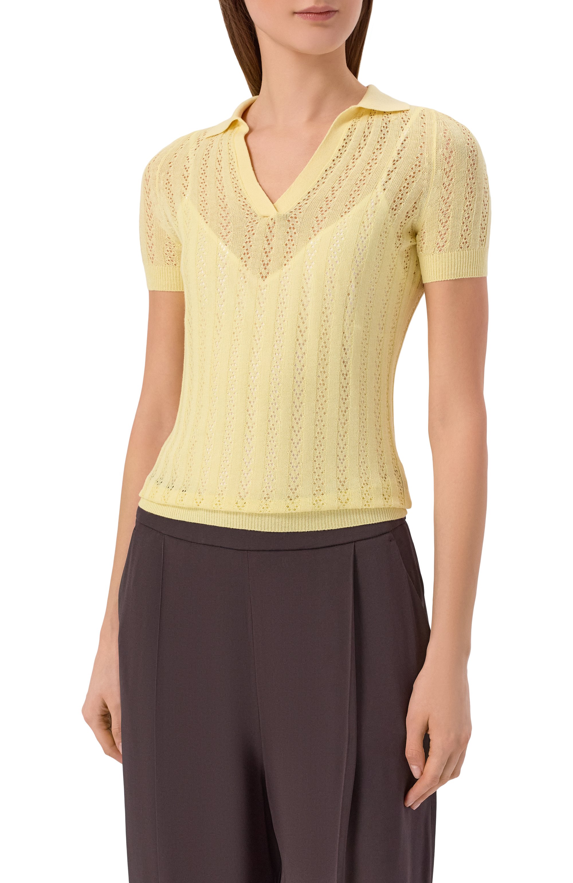 Поло из шелка и хлопка MVST, арт. M26.CSW.K432/G0NG, фото 3