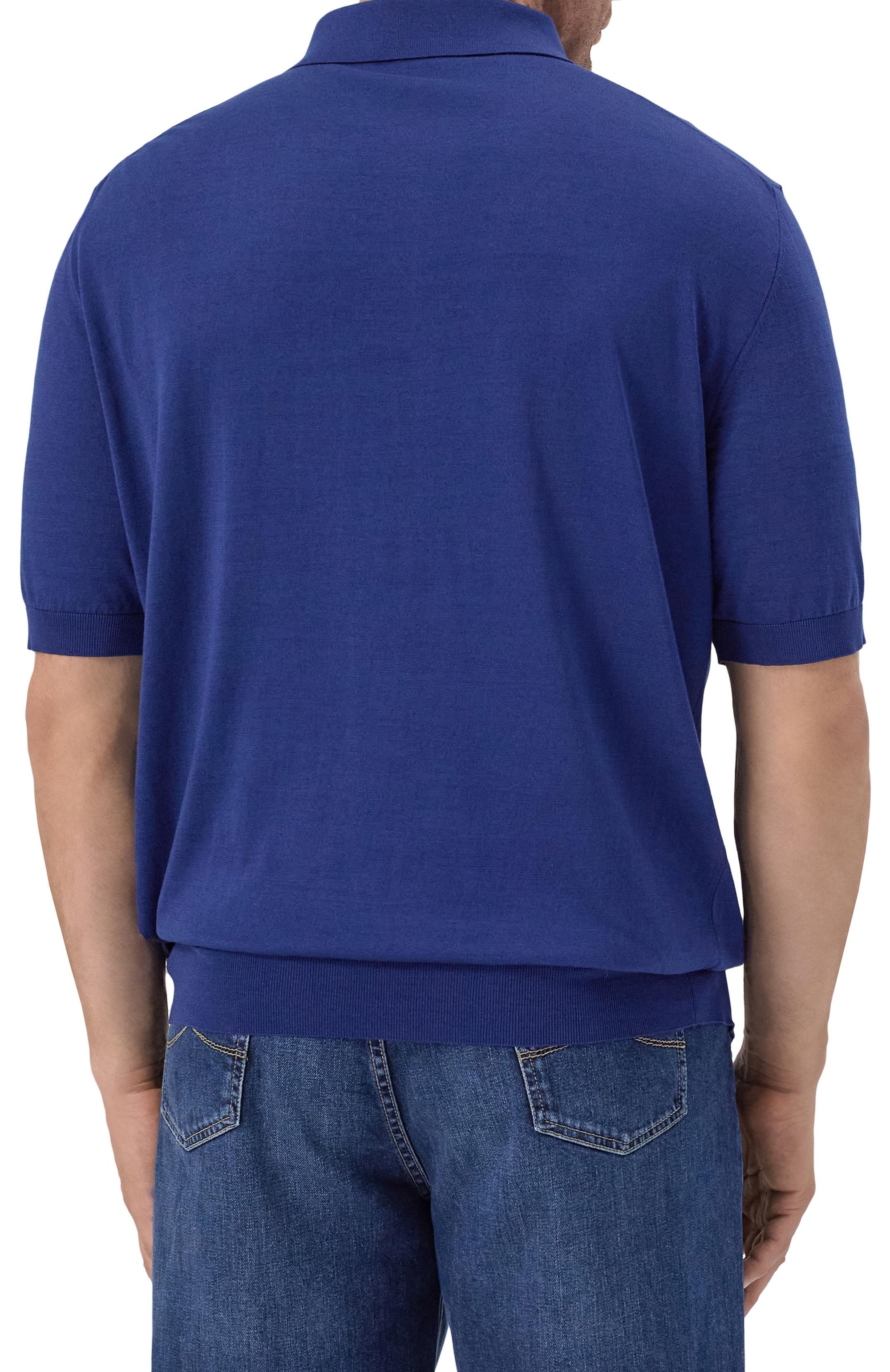 Поло из хлопка и шелка ZILLI, арт. KBP002M0142VFWS00/64, фото 4