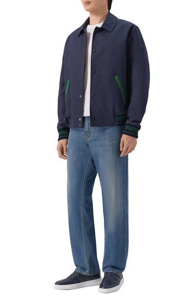 Мужской хлопковый бомбер KITON, арт. UGK153K0739H