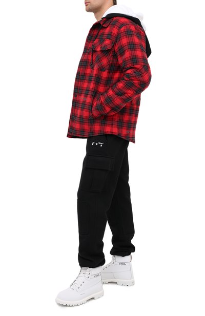 Куртка OFF-WHITE красного цвета по цене 123000 руб., арт. 0MEA236E20FAB0012500, фото 2 Куртка OFF-WHITE, арт. 0MEA236E20FAB0012500, фото 2