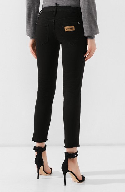 Джинсы DSQUARED2 черного цвета по цене 39150 руб., арт. S75LB0208/S44531, фото 4 Джинсы DSQUARED2, арт. S75LB0208/S44531, фото 4