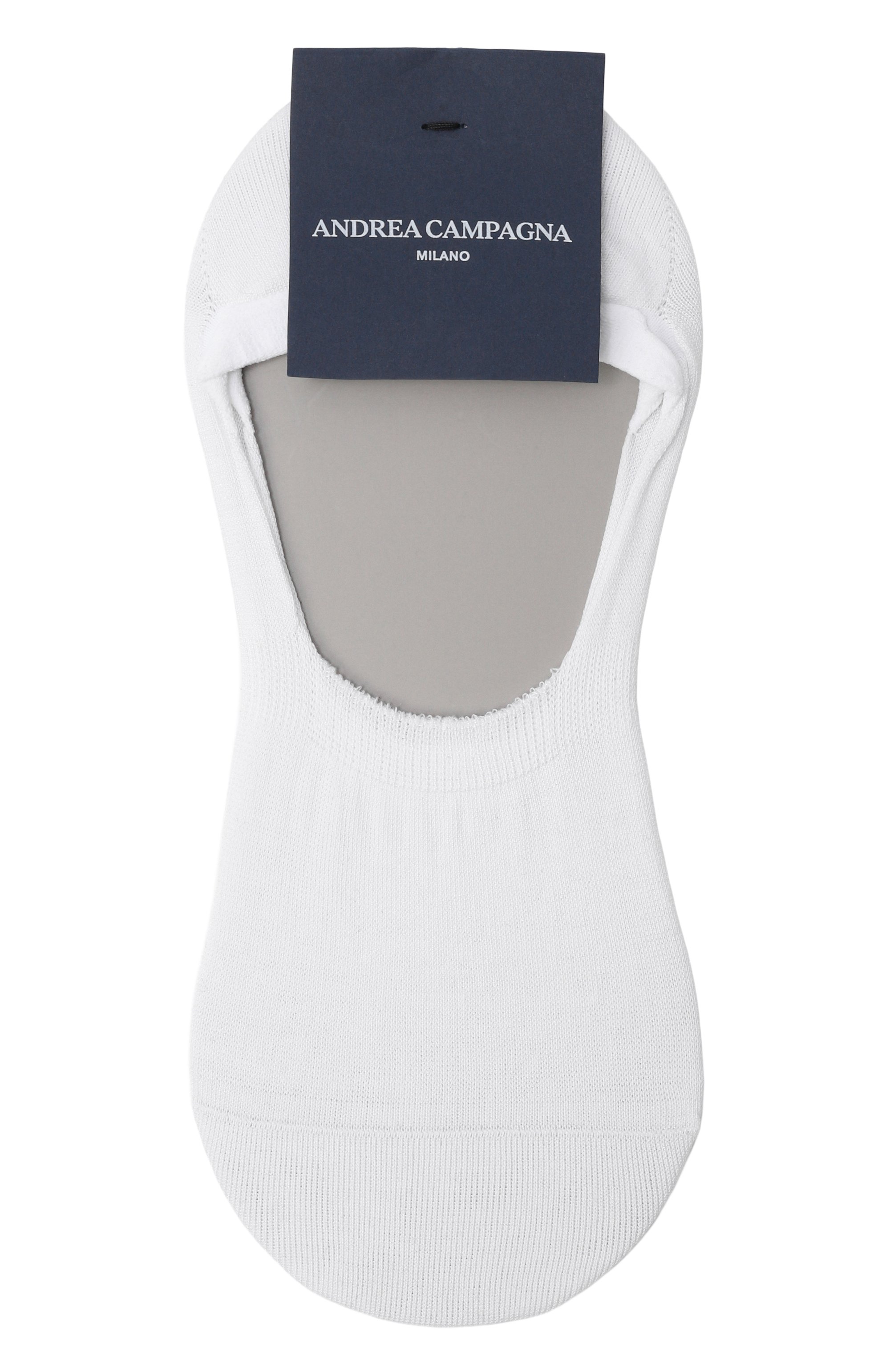 Хлопковые подследники ANDREA CAMPAGNA белого цвета по цене 4900 руб., арт. MS0BRAC0006, фото 1 Хлопковые подследники ANDREA CAMPAGNA, арт. MS0BRAC0006, фото 1