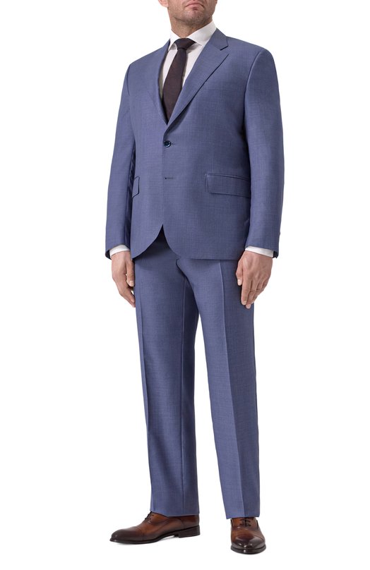 Шерстяной костюм Stefano Ricci M1SF432220/W0017S/58 Синий  M1SF432220/W0017S/58 Фото 2