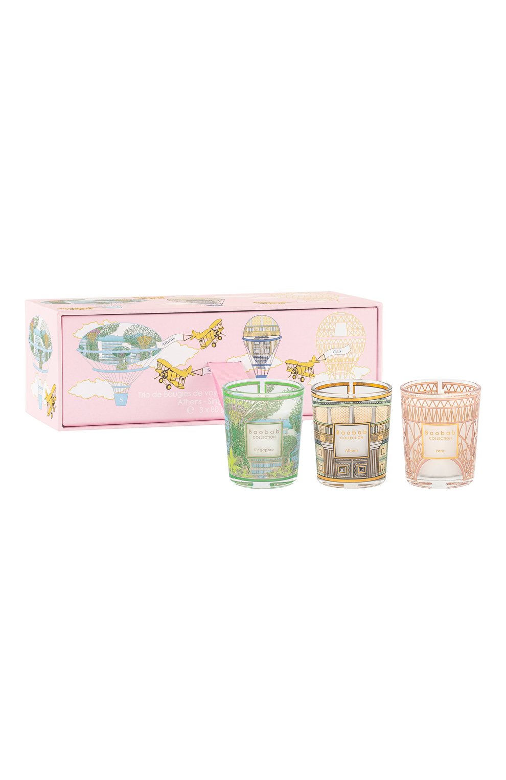 Набор my first baobab travel trio singapore-athenes-paris (3x80g) BAOBAB, арт. 5415198506374, фото 1