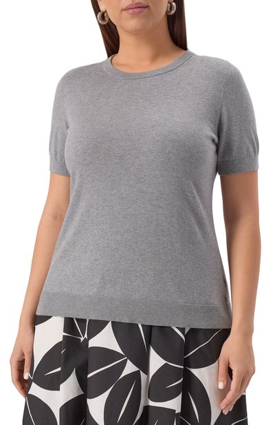 Пуловер из хлопка и кашемира MARINA SPORT, арт. TAZZINA, фото 3