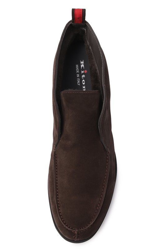 Замшевые ботинки Kiton USSA105N0010804 Коричневый  USSA105N0010804 Фото 6