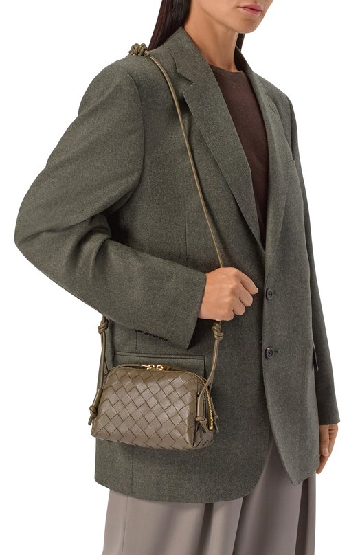 Сумка Concert Pouch Bottega Veneta 794258/VCPP1 Хаки  794258/VCPP1 Фото 2