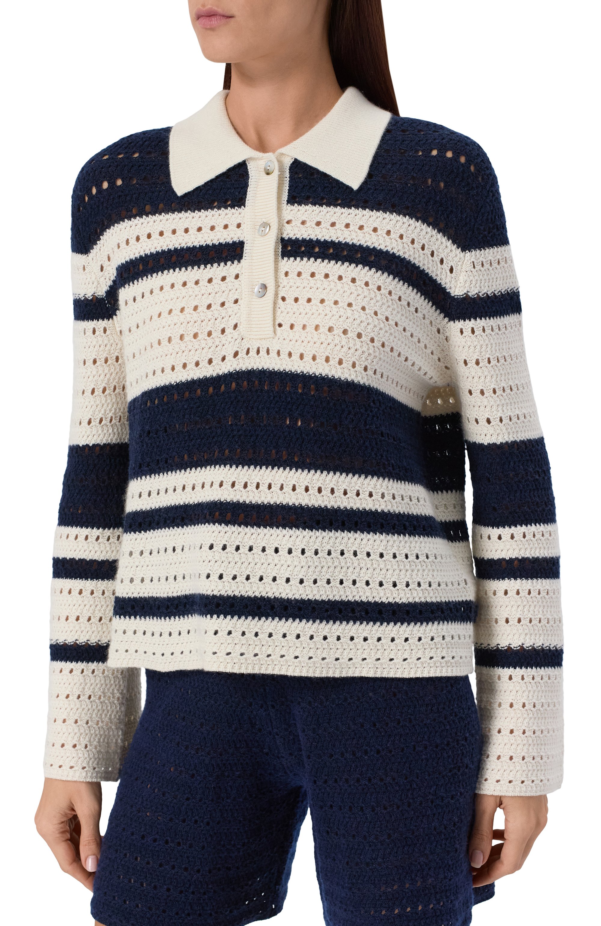 Поло из хлопка и кашемира FTC, арт. 09903-0380, фото 3