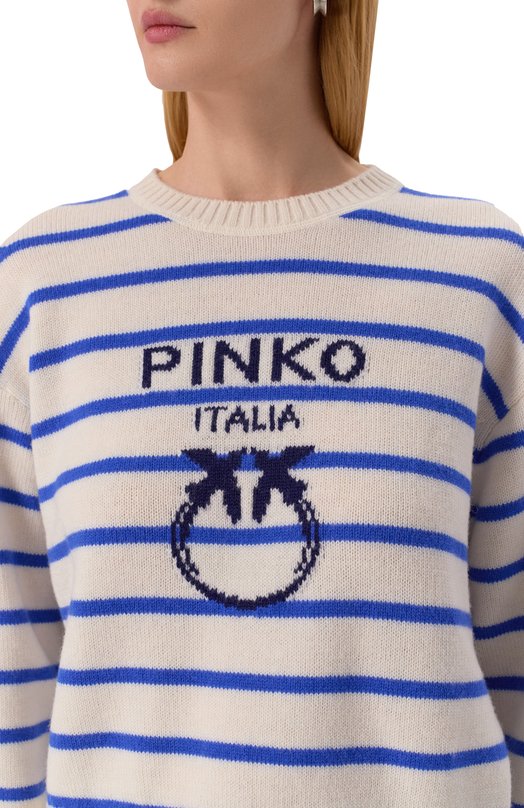 Шерстяной пуловер Pinko 104679/A2EV Разноцветный  104679/A2EV Фото 5