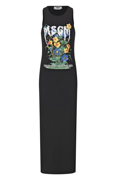 Женское хлопковое платье MSGM, арт. 3842MDA88 257120/257120