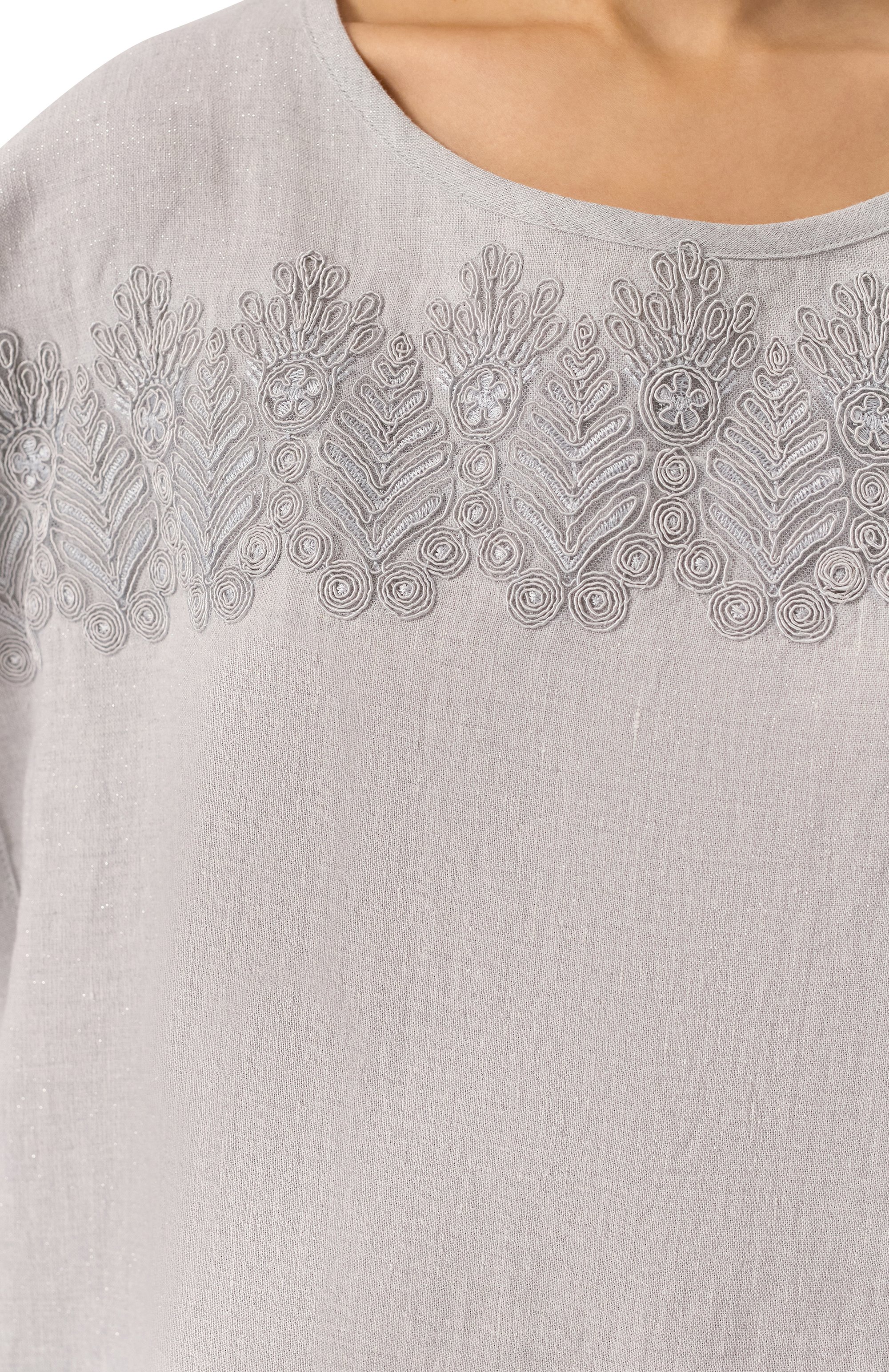 Топ изо льна и вискозы MAURIZIO, арт. W08620179-1-3, фото 5