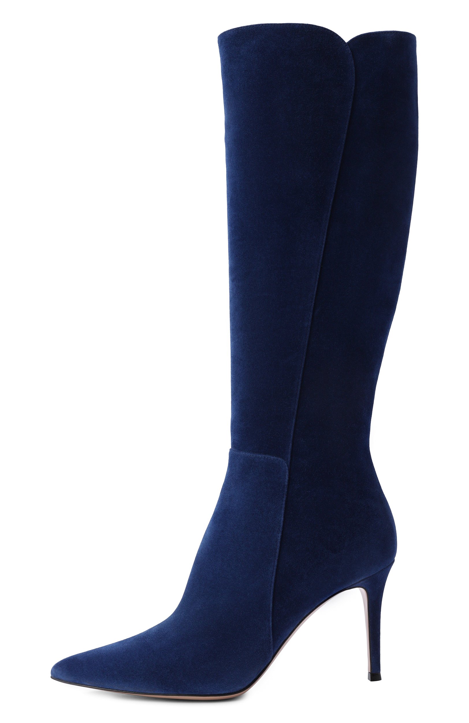 Замшевые сапоги levy 85 GIANVITO ROSSI, арт. G80031.85RIC.C45NAVY, фото 4