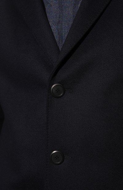 Пальто из шерсти и кашемира HUGO темно-синего цвета по цене 45620 руб., арт. 50476672, фото 5 Пальто из шерсти и кашемира HUGO, арт. 50476672, фото 5