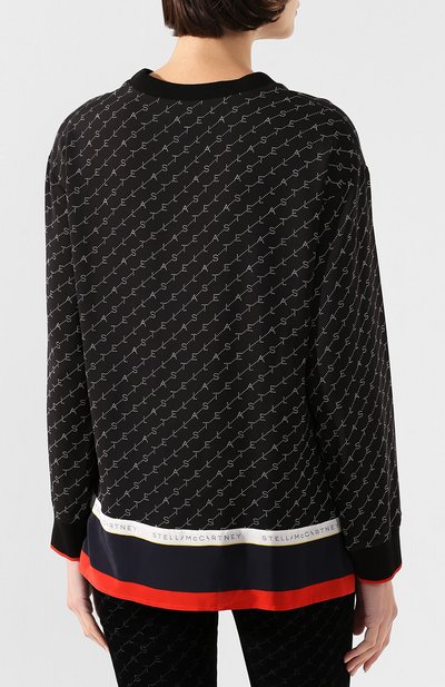 Блузка из смеси вискозы и шелка STELLA MCCARTNEY, арт. 581288/SNA24, фото 4