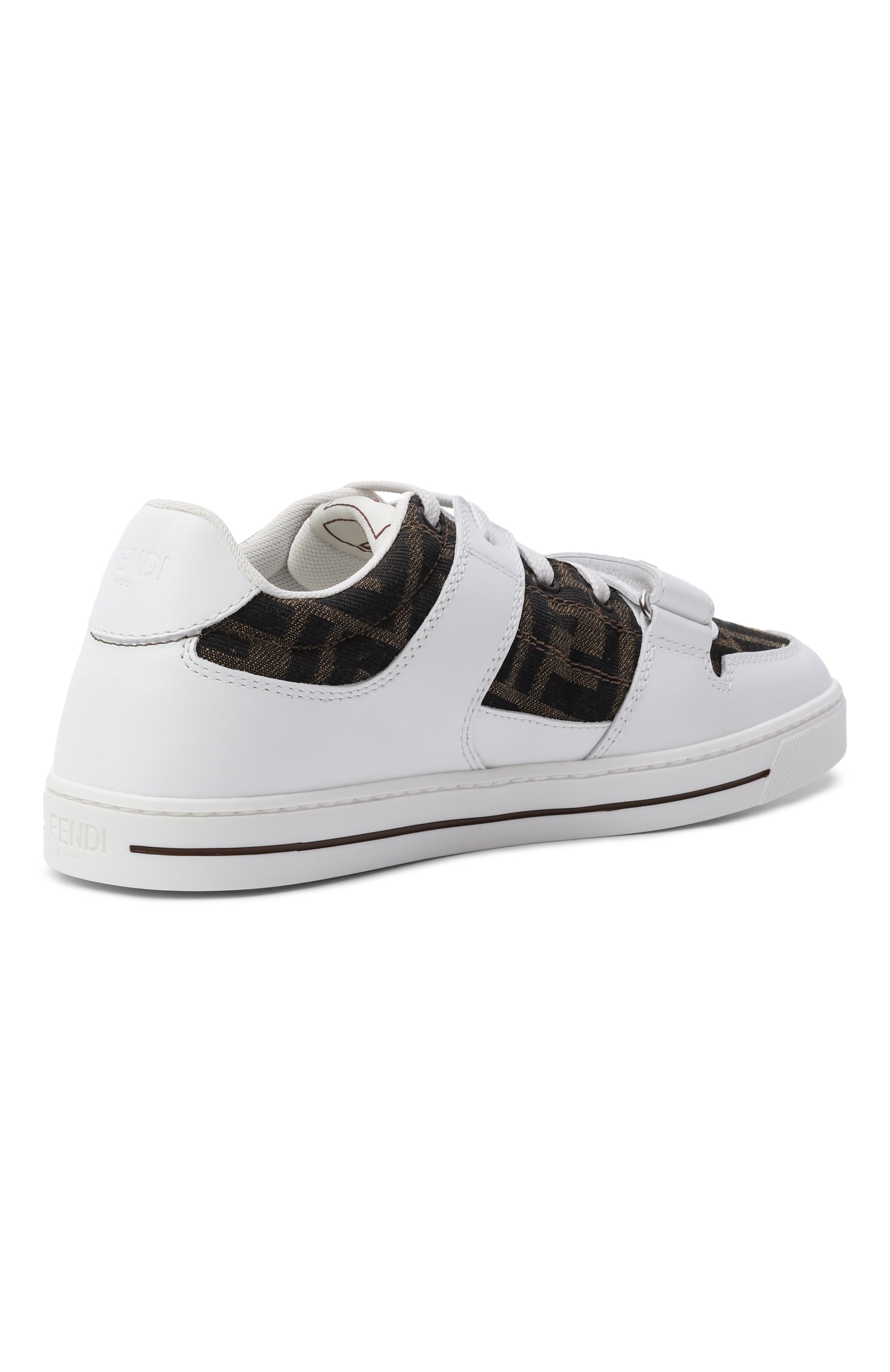 Комбинированные кеды FENDI, арт. JMR476/AHGY/32-39, фото 3