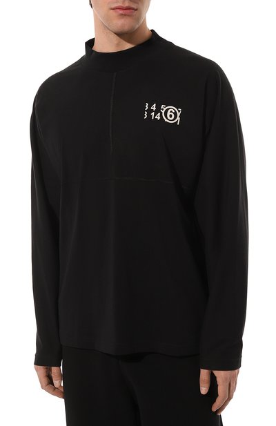 Хлопковый лонгслив MM6, арт. S52GC0260/S24312, фото 3