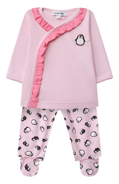 Комплект из распашонки и ползунков MAGNOLIA BABY, арт. 788-732P-PK, фото 1