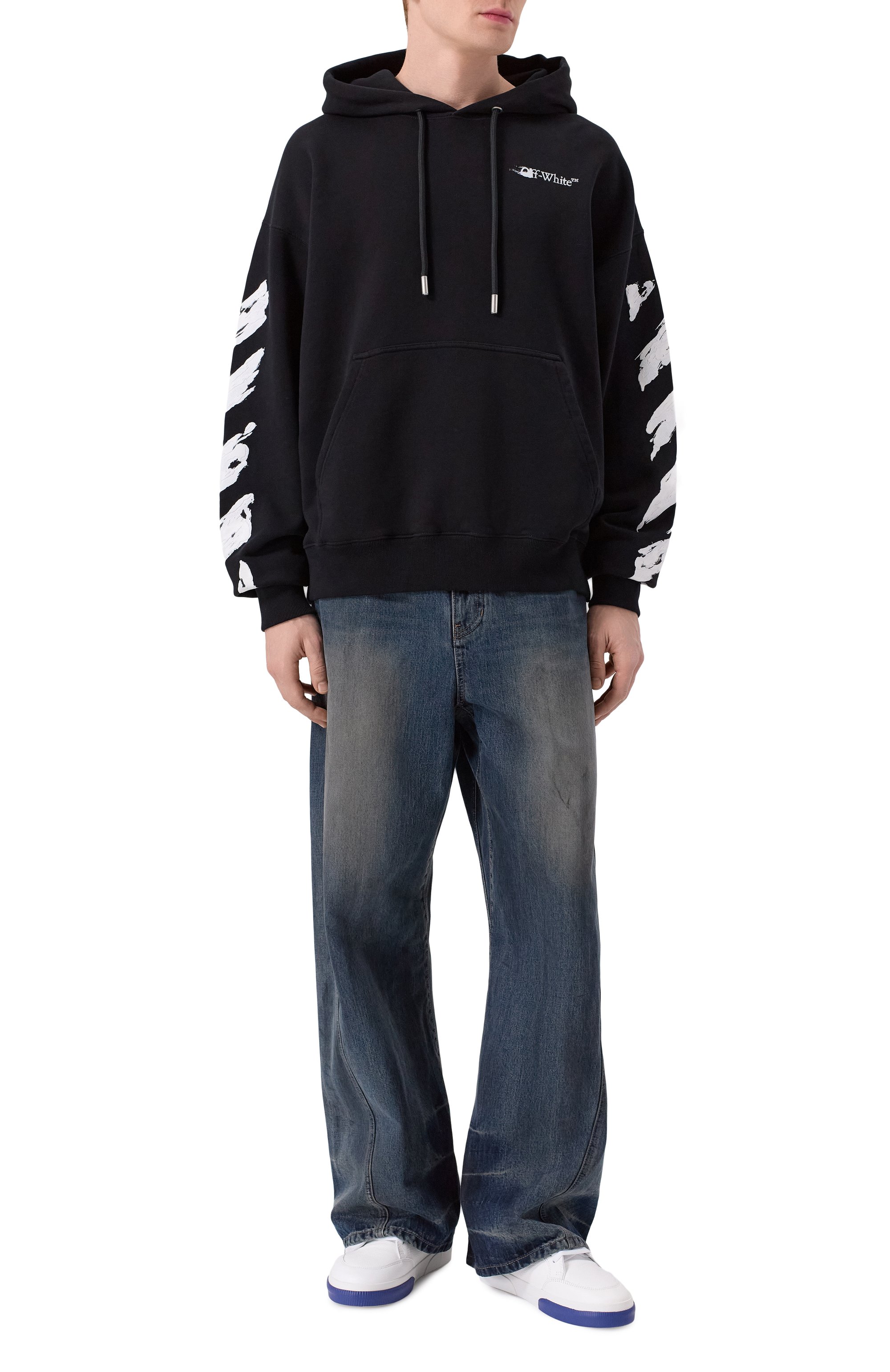 Кожаные кеды vulcanized OFF-WHITE белого цвета по цене 46250 руб., арт. 0MIA293F25LEA001, фото 2 Кожаные кеды vulcanized OFF-WHITE, арт. 0MIA293F25LEA001, фото 2