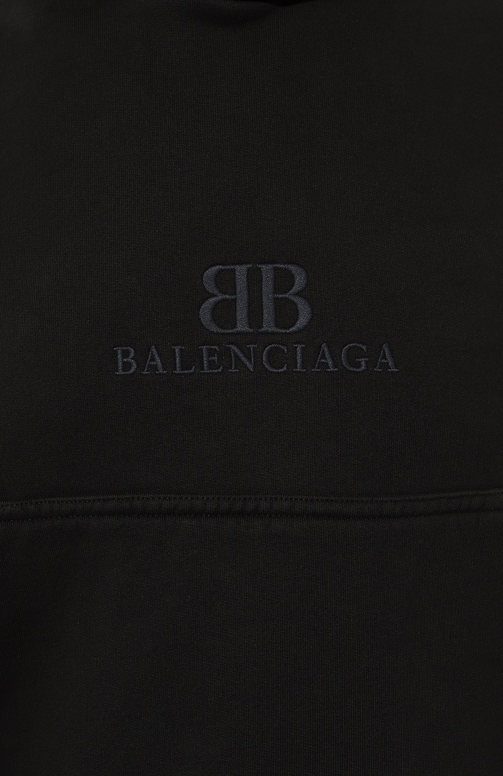 Хлопковое худи BALENCIAGA черного цвета по цене 132000 руб., арт. 783397/TQVS9, фото 5 Хлопковое худи BALENCIAGA, арт. 783397/TQVS9, фото 5