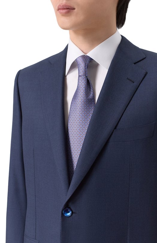 Шелковый галстук Stefano Ricci CCXL/60023 Сиреневый  CCXL/60023 Фото 2