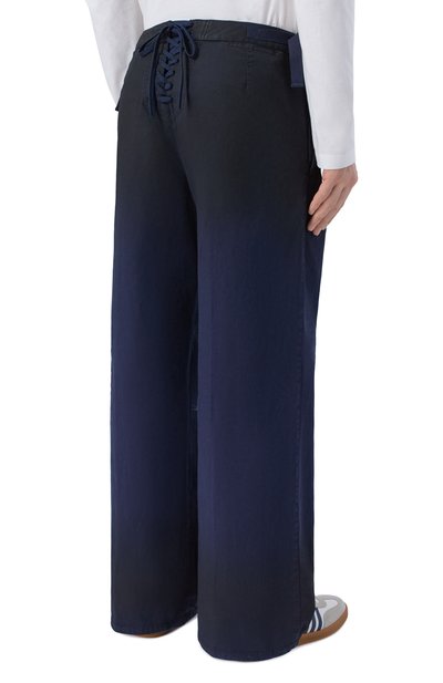 Хлопковые брюки DSQUARED2 темно-синего цвета по цене 95750 руб., арт. S74KB1116/S39021, фото 4 Хлопковые брюки DSQUARED2, арт. S74KB1116/S39021, фото 4