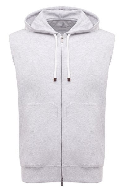Мужской хлопковый жилет BRUNELLO CUCINELLI, арт. M0T359079G
