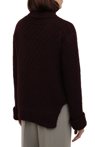 Шерстяной свитер STELLA MCCARTNEY фиолетового цвета по цене 69100 руб., арт. 602181/S2219, фото 4 Шерстяной свитер STELLA MCCARTNEY, арт. 602181/S2219, фото 4