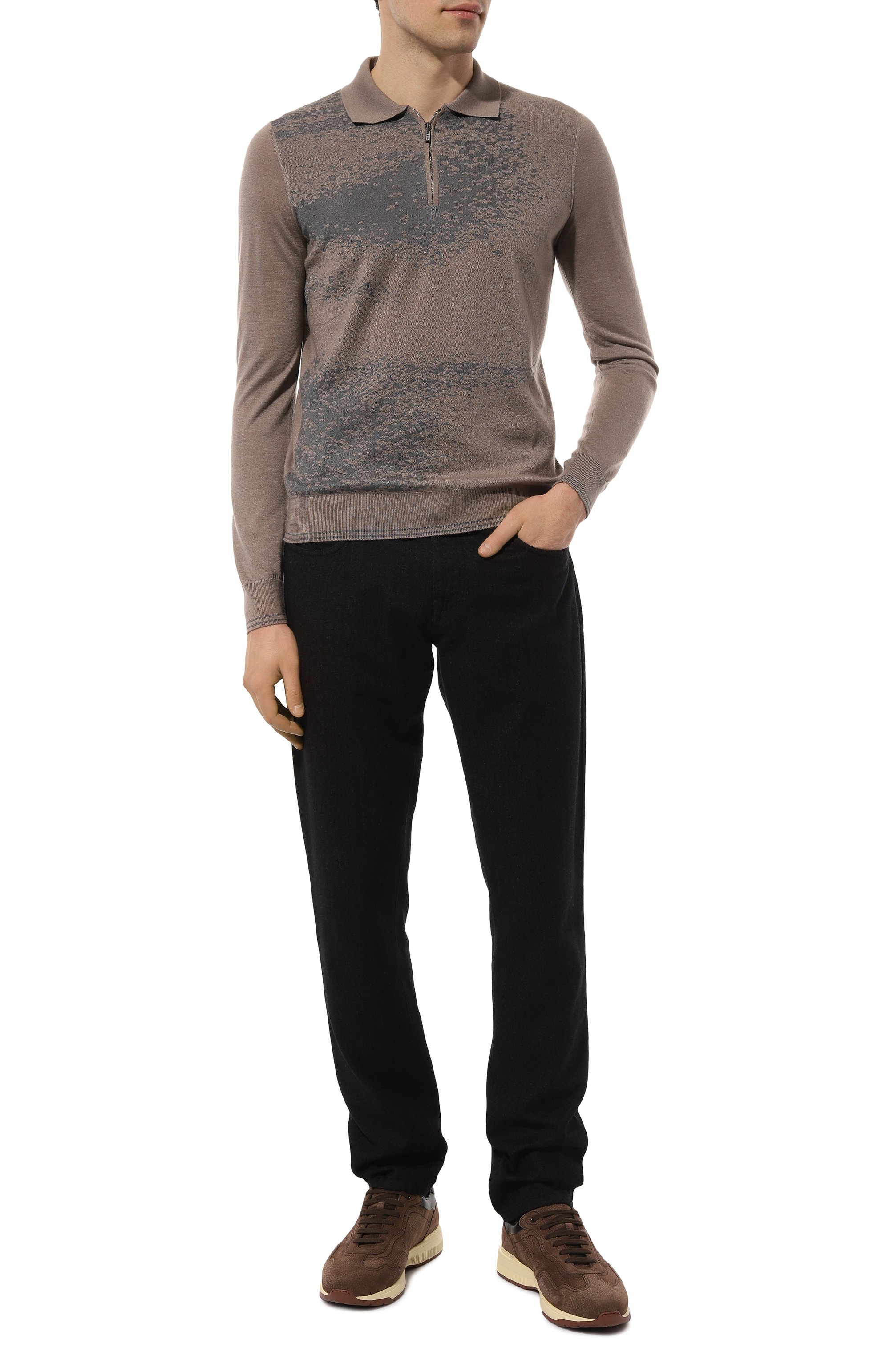 Кроссовки из нубука ZILLI, арт. H0156AM1072VZEV03, фото 2