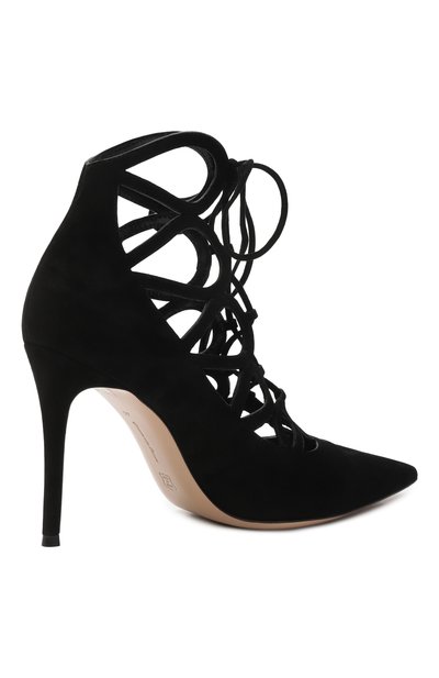 Замшевые туфли elisa 95 GIANVITO ROSSI черного цвета по цене 178000 руб., арт. G05629.95RIC.CAMNER0, фото 5 Замшевые туфли elisa 95 GIANVITO ROSSI, арт. G05629.95RIC.CAMNER0, фото 5