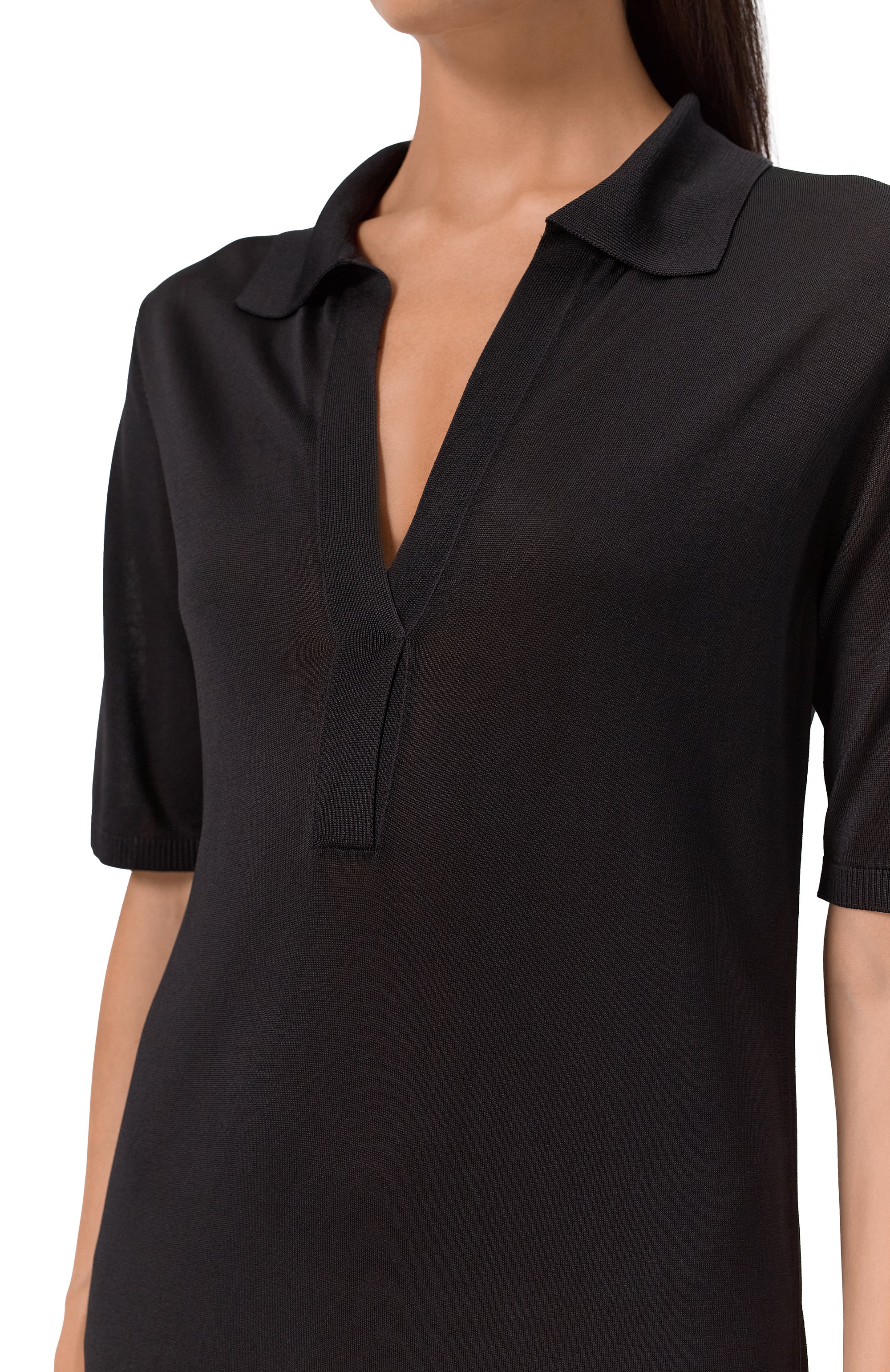 Шелковое платье MVST черного цвета по цене 218500 руб., арт. AH16/7669, фото 5 Шелковое платье MVST, арт. AH16/7669, фото 5