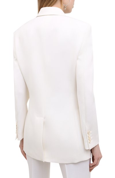 Шерстяной жакет ALEXANDER MCQUEEN белого цвета по цене 263500 руб., арт. 650407/QJAAC, фото 4 Шерстяной жакет ALEXANDER MCQUEEN, арт. 650407/QJAAC, фото 4