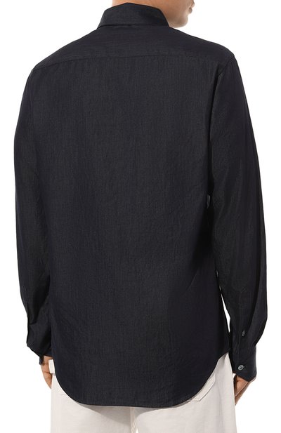 Хлопковая рубашка GIORGIO ARMANI, арт. 3DSC62/SD4JZ, фото 4